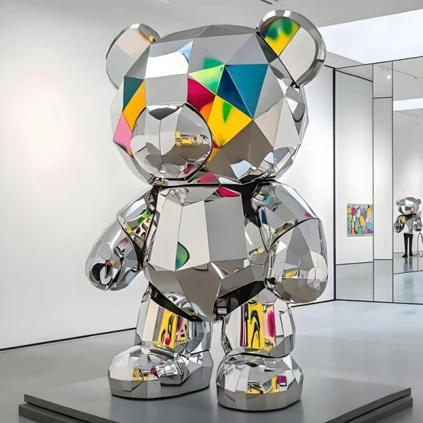 Chrome Finish Sculpture
