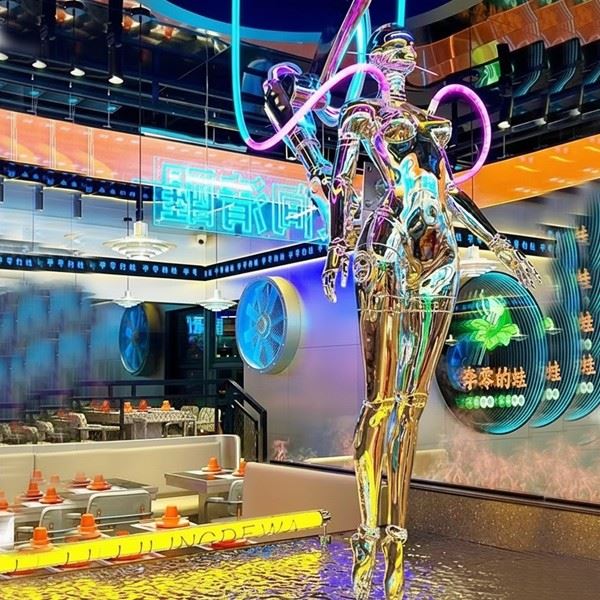 Chrome Surface Sculpture