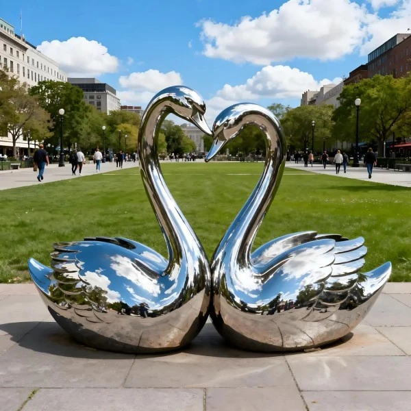 Stainless Steel Wildlife Sculpture