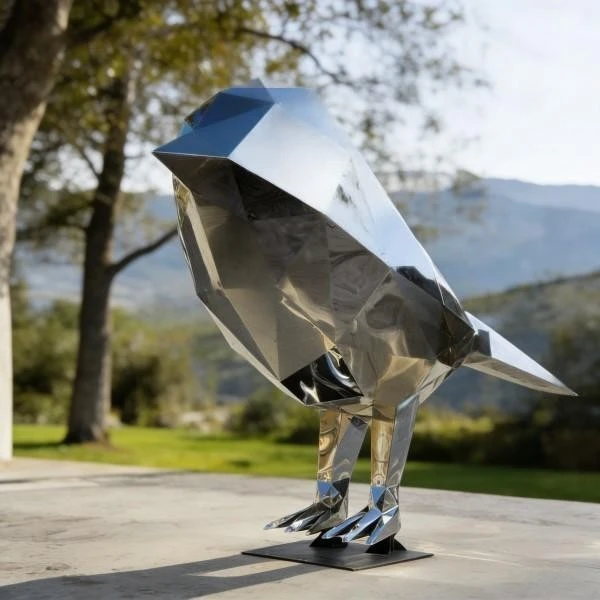 Stainless Steel Animal Bird Sculpture